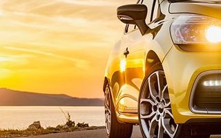 Car Photo Printed on Metal