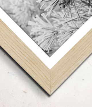 A wood picture frame