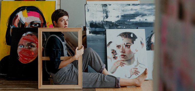 A canvas print.