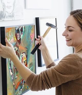 Hanging Framed Canvas Art